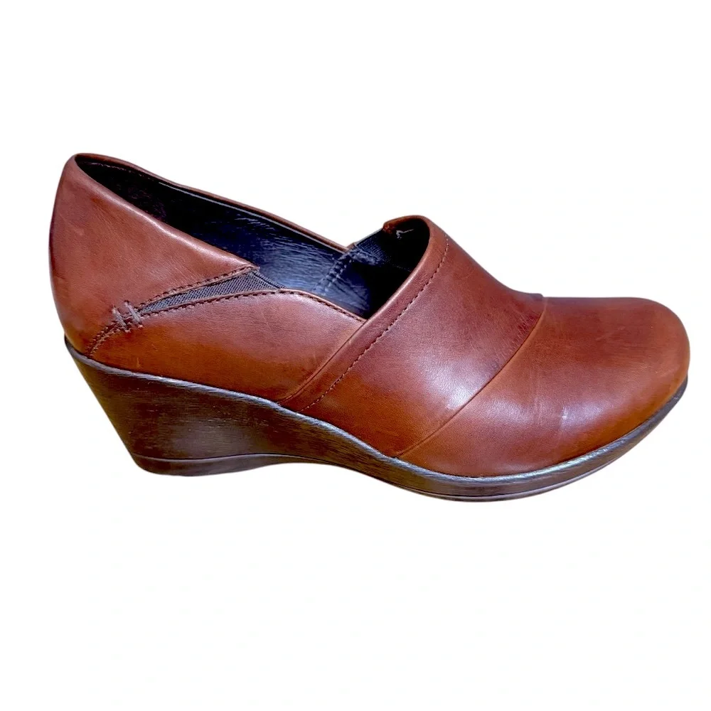 Dansko slip leather